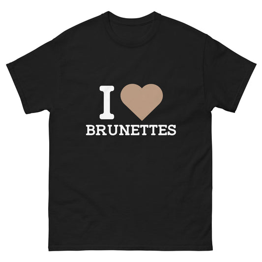 I Heart Brunettes T-Shirt - Funny Shirts