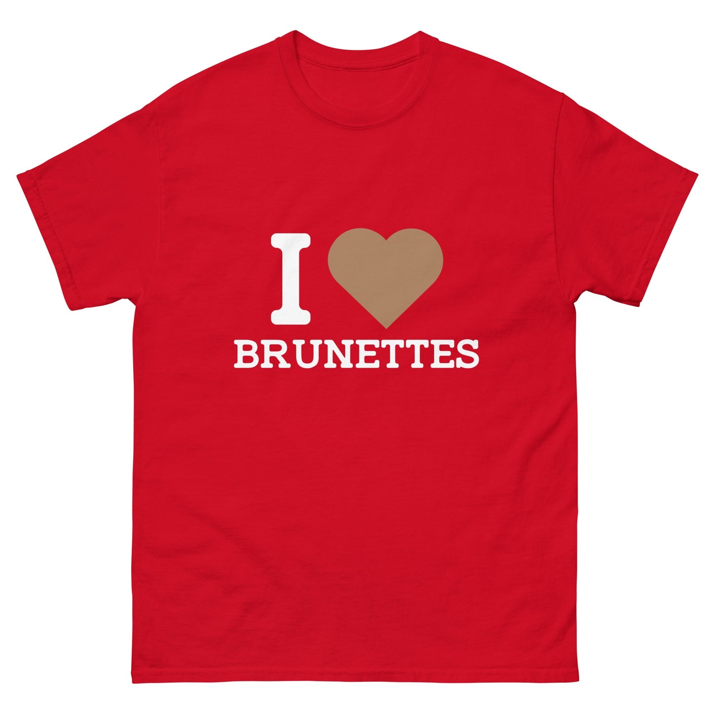 I Heart Brunettes T-Shirt - Funny Shirts
