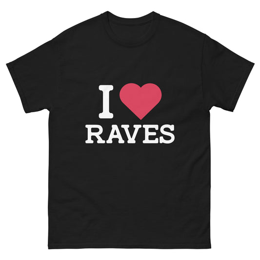 I Heart Raves T-Shirt - Funny Shirts